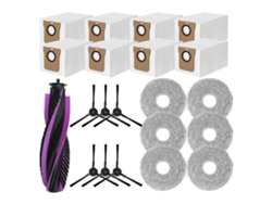 21pcs For P20 Pro Robot Vacuum Cleaner Replacement Accessories Main Side Brush Mop Cloth Dust Bag