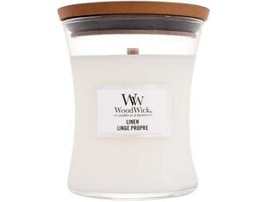 WOODWICK - Linen Vase (linen) - Scented candle 275.0g