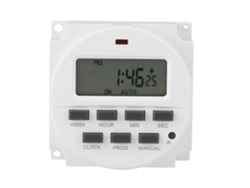Temporizador Lcd Programable Semanal Con Batería Recargable Para Iluminación Y Relé De Tiempo