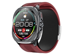 Reloj inteligente TK65 de 1,43 pulgadas con monitor de presión arterial ECG, llamadas Bluetooth y compatibilidad con NFC. Ly Ebike