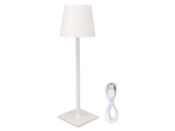 2026-lámpara De Mesa Inalámbrica Recargable Led Minimalista Con Toque Luz Nocturna Para Camping Mesa Café Restaurante Blanca