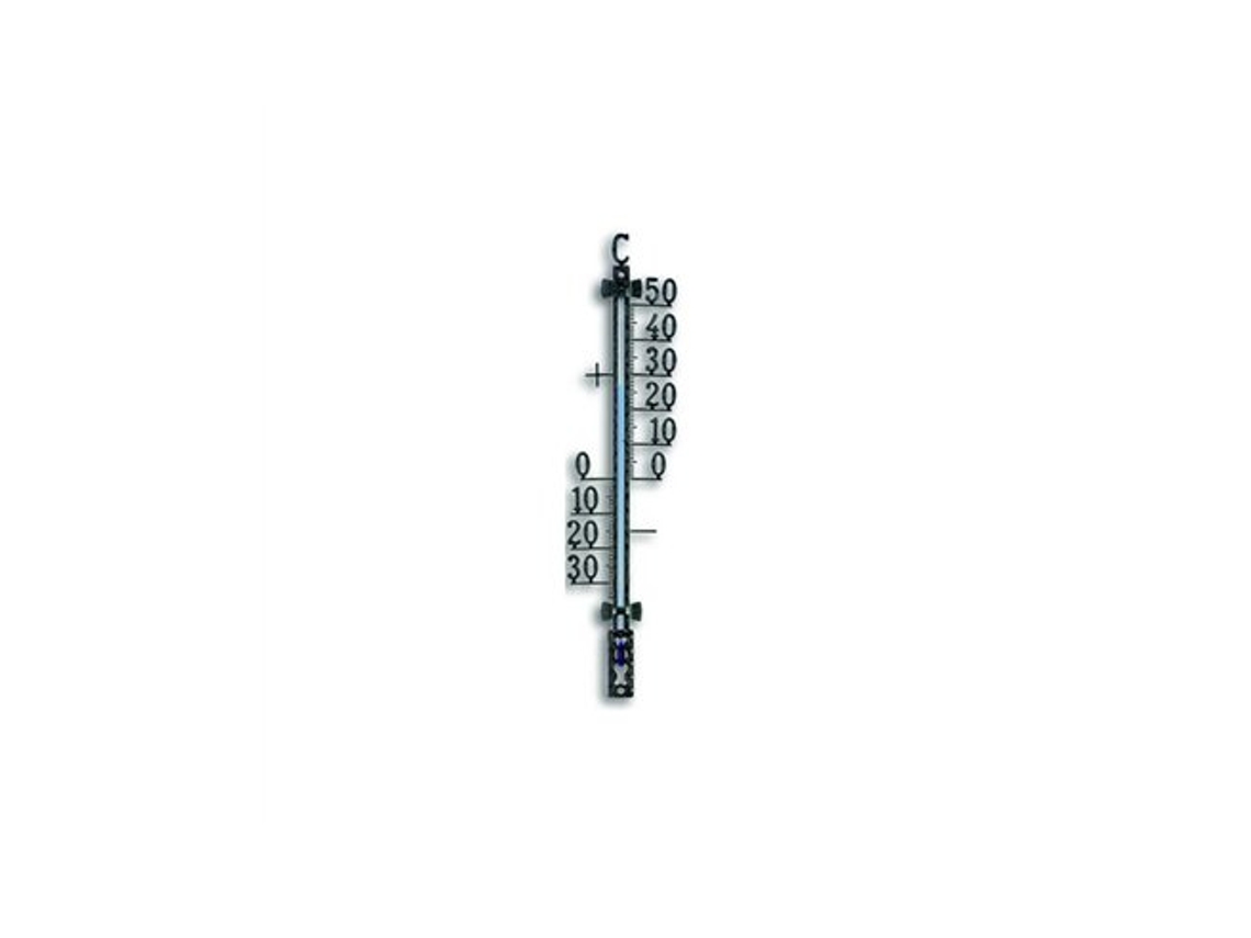 Termómetro Externo De Metal Negro 160mm Tfa Dostmann