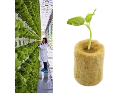 Fasst-sustrato De Cultivo Sin Suelo De Lana De Piedra Cilíndrico Para Plantación Hidropónica 27x20mm