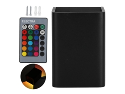 Lámpara De Pared Rgbw Con Control Remoto, 5w, Led Aluminio Para Dormitorio, Pasillo Y Escaleras, Car