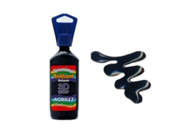 Relieve dimensional 3D brillante Acrilex 520 Negro 35 ml