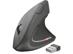 Ratón TRUST Verto (Inalámbrico - Óptico - 1600 dpi - Negro)