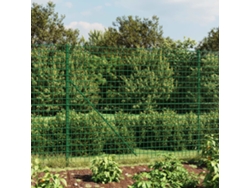 Valla de malla de alambre con brida, 1,6 x 25 m, color verde, WSD452953, Lovely Home