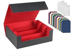 Estuche Para Guardar Más De 1800 Tarjetas Coleccionables, Caja Para Tarjetas, Cierre Magnético, Color Negro.