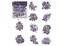 20 Hojas De Pegatinas De Flores De Pet En Diferentes Estilos, Fáciles De Usar Para Scrapbooking, Bricolaje Y Manualidades.