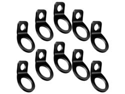 Anclajes Y Ganchos Para Correas Compactas, Paquete De 10, Resistentes A La Corrosión, Acero Inoxidable Negro, Adecuados