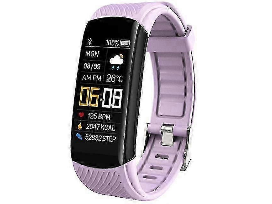 Pulsera de fitness, podómetro, medición de presión arterial, reloj inteligente, monitor de frecuencia cardíaca, reloj rastreador de salud Pro GOKOCO
