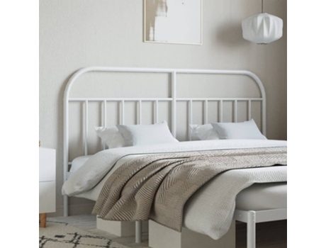 Cabecero VIDAXL Blanco Acero (135 cm)