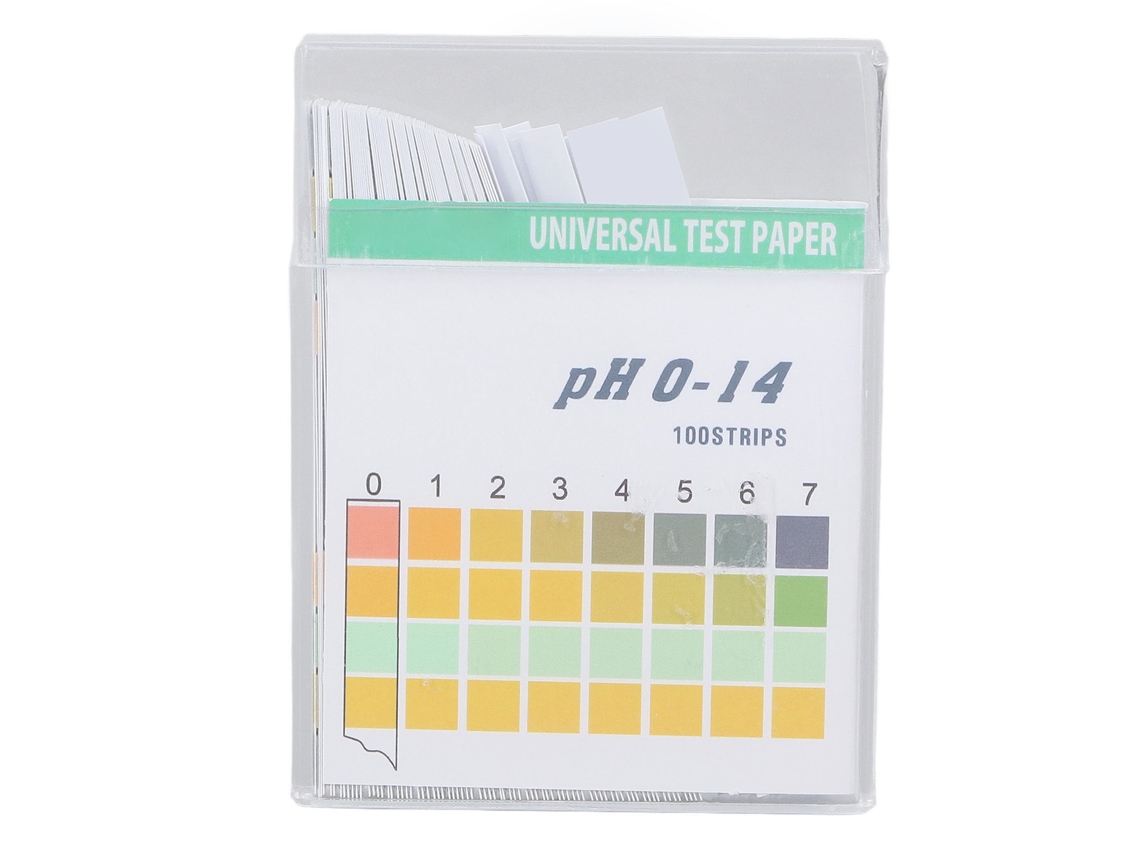 100 Tiras Reactivas De Papel Profesionales Para Análisis De Ph, Universales Y Precisas, Para Cosméticos, Agua Y Suelo, Ph 0-14.