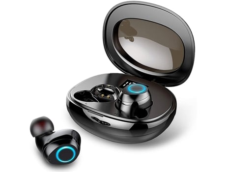 ELKUAIE Auriculares Inalámbricos Bluetooth 5.1 Auriculares Mini Auriculares Bluetooth Micrófono HD Auriculares Inalámbricos
