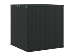 Caja de Cojines de Jardín 100x97,5x104 Cm Mimbre Patas Negras MAISON EXCLUSIVE