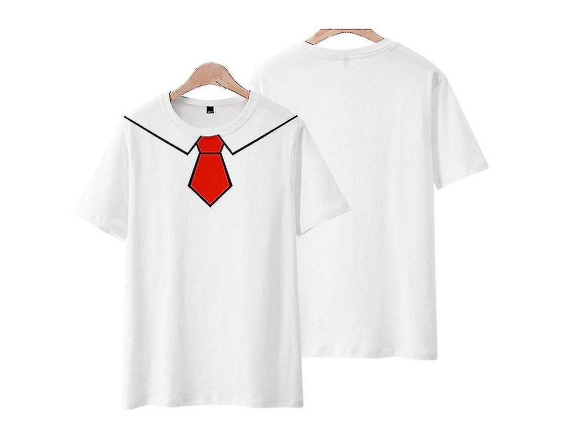 2026-camiseta Manga Corta Casual Estrella De Tarta Infantil/adulto Suelta Bob Esponja Amarillo Rojo Rosa