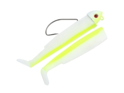 Mali 2pcs Isca Artificial Minnow T Tail com Cabeça de Peixe para Pesca no Mar Material Pvc