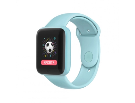 Smartwatch D20S Teléfono conectado Bluetooth Fitness Monitor Deportes Azul claro