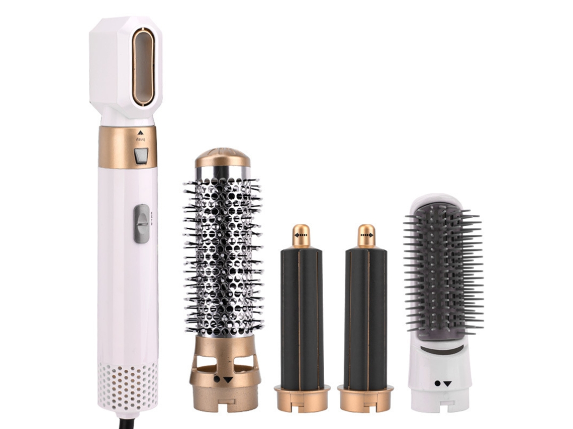 2026-secador De Cabelo Escova 5 Em 1, Escova De Alisamento, Ondulador, Ferramenta De Penteado Multifuncional Para Penteado Fácil E Rápido