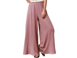 2026-pantalones Anchos Para Mujer Con Cintura Elástica De Tela Mezclilla Algodón Casual Sueltos Talla M-3xl