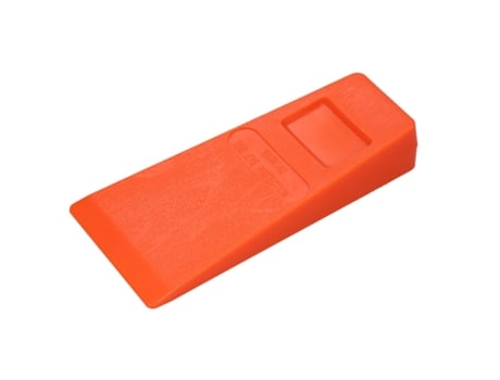 4 Uds. Cuña para talar de plástico naranja de 14cm, cuña para cortar árboles, cuña con púas, herramienta de corte de madera #1