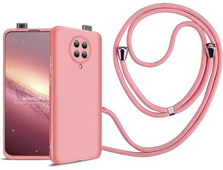 Funda Xiaomi Poco F2 Pro Slim Armor 360º con Collar Rosa