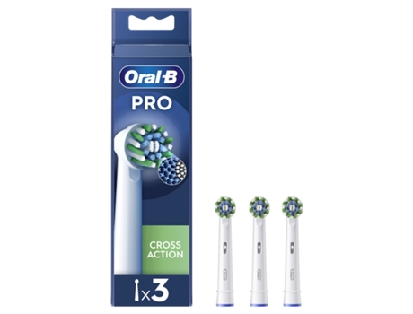 Recambios Cepillo Eléctrico ORAL B CROSS ACTION (3 Uno)