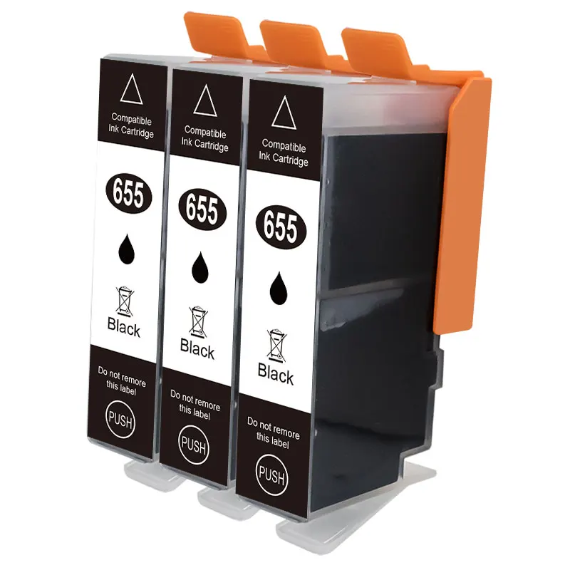 Cartucho De Tinta Compatible 3bk655xl Para Impresoras Hp 655 Hp655 Deskjet 3525 5525 4615 4625 4525 6520 6525 6625 Xl