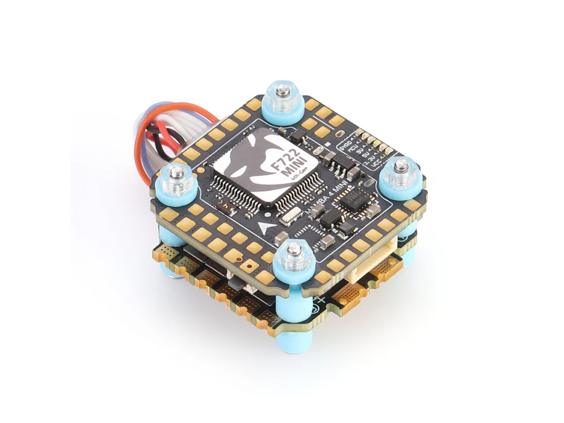 Controlador De Vuelo Mini Mk4 F722 f40_128k Esc 20x20mm Mamba Mini Mk4 F722 Esc Mini F40 Bls 8bit Stack Drones Carreras Rc Fpv