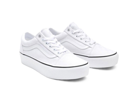 Zapatillas VANS Old Skool Platform - Hombre (40 - Blanco)