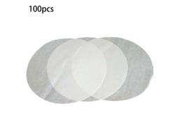 Farfi 100 hojas de papel para hornear sin pegamento, hojaldre, pan, pizza, utensilio de cocina, freidora de aire 28 cm