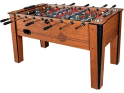 DEVESSPORT Mesa de Futbolín Clásica con Jugadores Diamond y Patas Abiertas MDF 146 × 78 × 88 cm