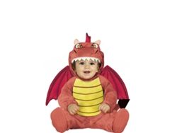 Disfraz de Bebé GUIRCA Dragón Rojo con Alas (12 - 18 meses)
