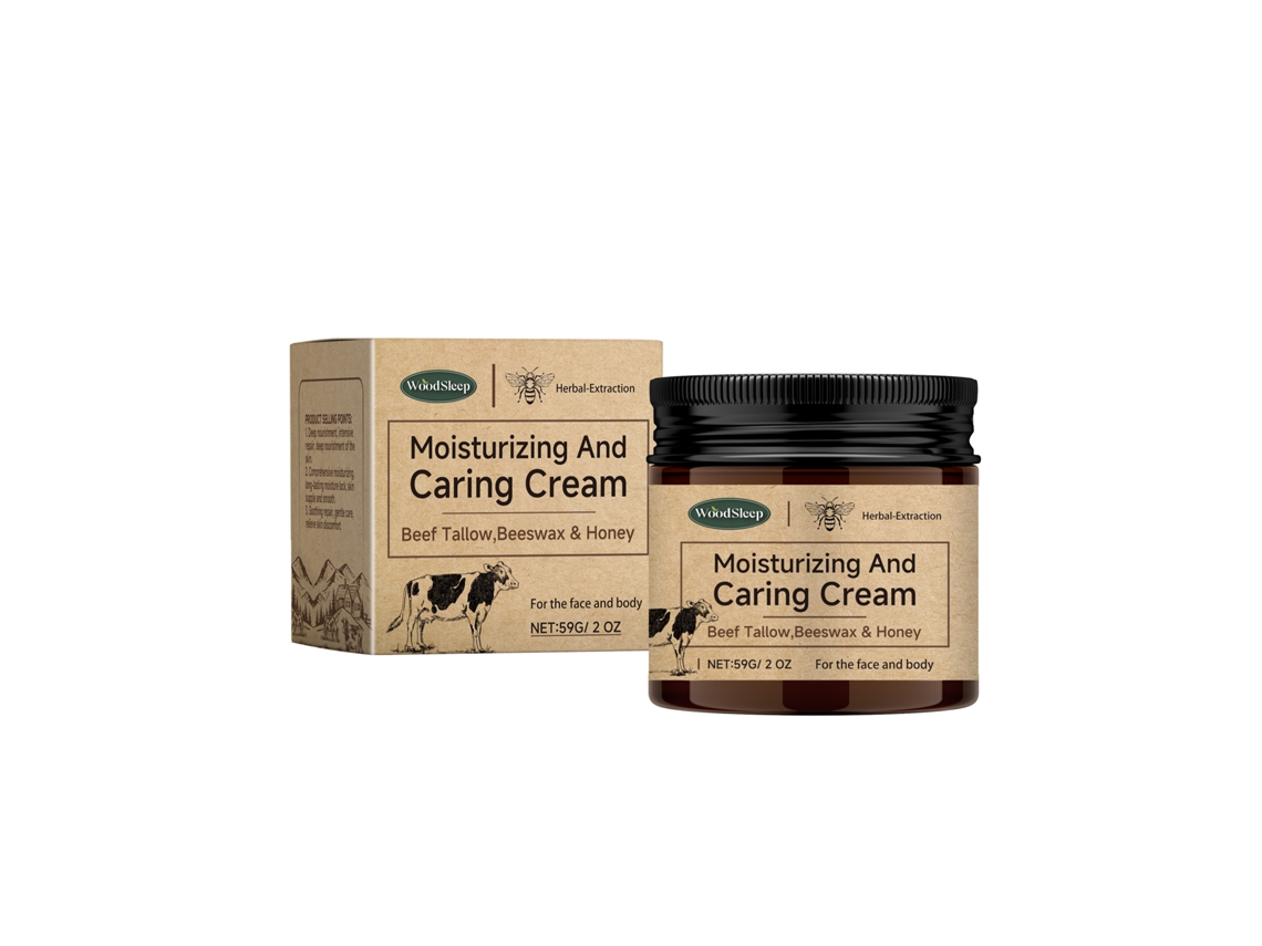 Crema hidratante para el tratamiento de la grasa de res