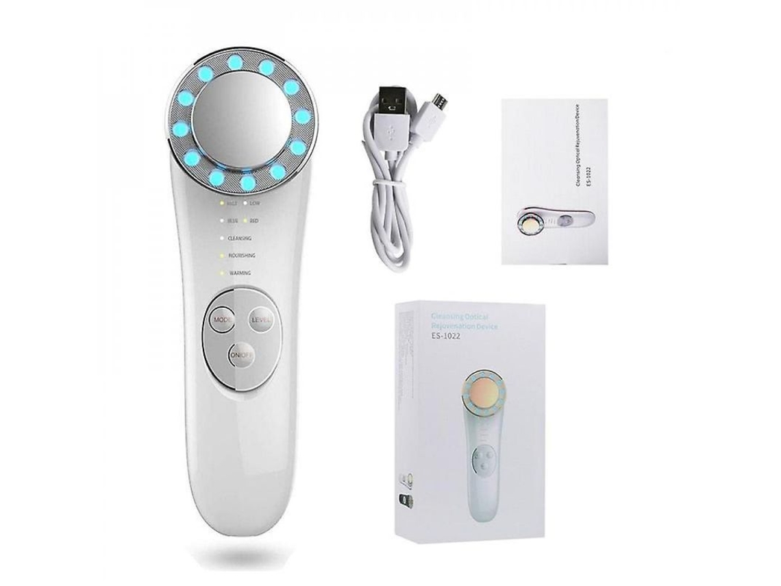 Máquina De Lifting Facial 7 En 1 Con Masajeador De Microcorriente Para El Rostro.