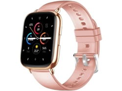 Reloj inteligente con rastreador de actividad física, podómetro y monitor de frecuencia cardíaca. Yizhood (oro)