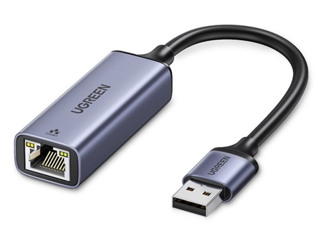 Adaptador UGREEN 50921 Usb a Rj45 100Mbps Aleación de aluminio