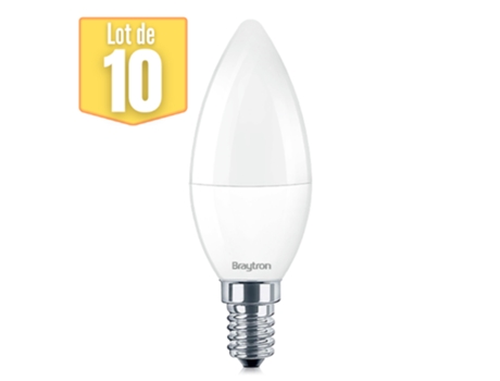 El lote de 10 bombillas LED LED LED (Ec. 35W) E14 3000K