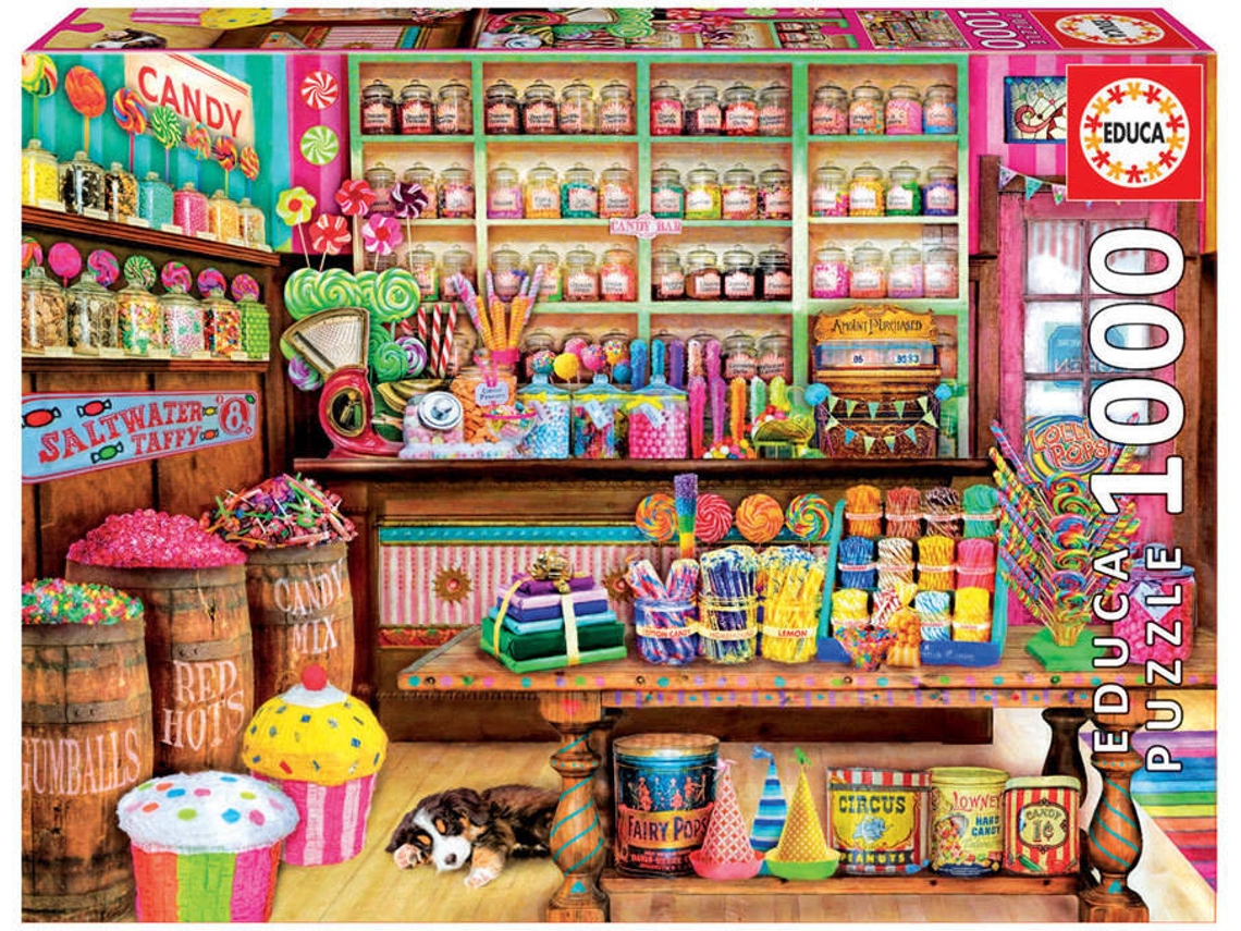 Puzzle EDUCA 1000 Tienda de Golosinas (Edad Mínima: 12 Años - 1000 Piezas)
