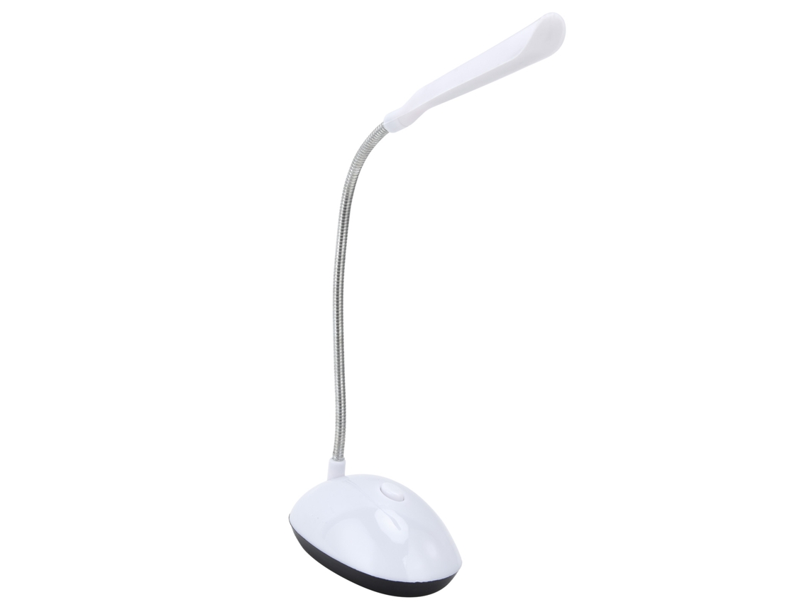 Lâmpada De Mesa Led Para Leitura Infantil 360° Flexível Proteção Ocular Branca