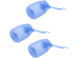 Juego de 3 bombas de agua manuales portátiles para el hogar, la escuela y otras actividades. Gokoco