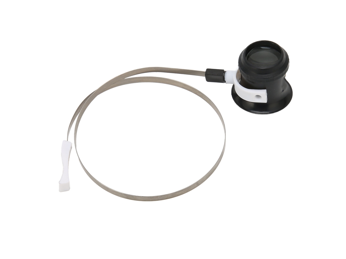 Lupa Plegable De Cabeza 5x Para Reparación De Relojes Con Anillo De Acero Inoxidable