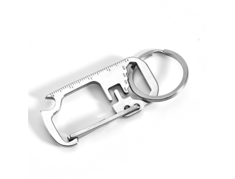 Llavero abrebotellas multifuncional M3/M4/M5/M6 Plata