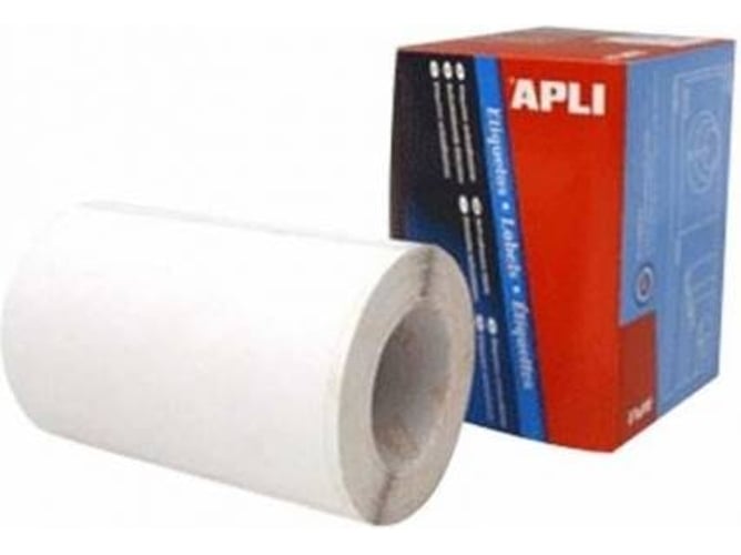 Rollo de Etiquetas APLI 01679 Blanco