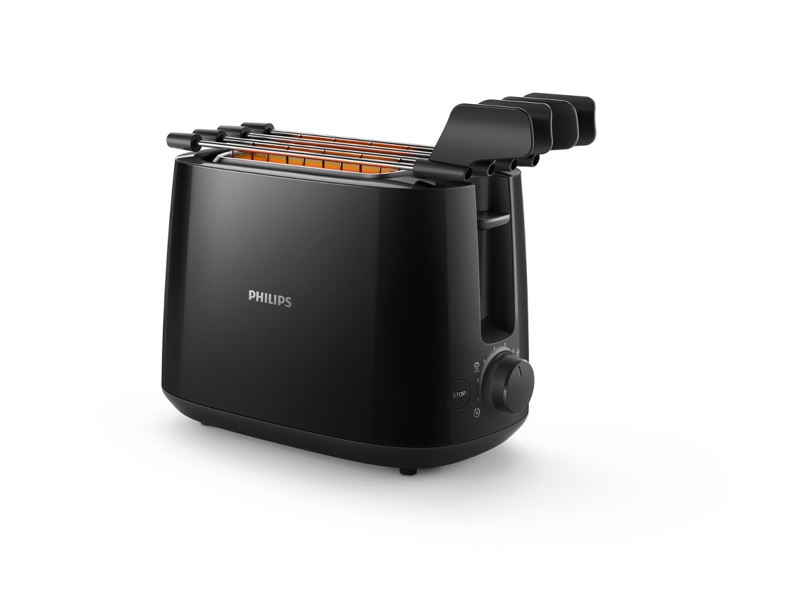 | Tostadora Colección Diaria | Hd2583/90 | Número de ranuras 2 | Material de la caja Plástico | Philips negro
