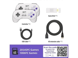 Consola de videojuegos portátil inalámbrica GOKOCO con 3000 juegos.