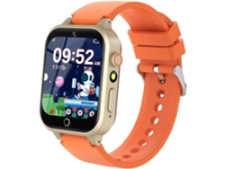 Reloj inteligente Mdug para niños, incluye 26 juegos educativos, cámara táctil HD (sin función de llamada) (naranja)