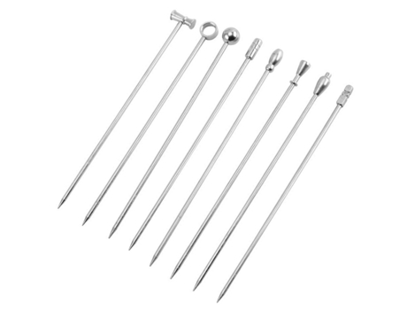 16 uds palillos de cóctel, palillos de cóctel, palillos de oliva Martini de acero inoxidable para Bar barbacoa fruta