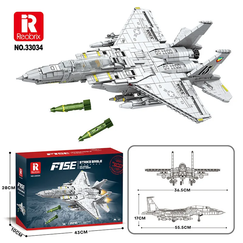 (33034) Modelo De Bloques De Construcción Militares Moc Juguete Para Niño Adorno Creativo Regalo Educativo