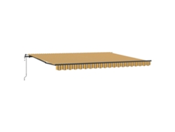 Maison Exclusive - Toldo Retráctil Multicolor 450 X 300 Cm Tela Y Aluminio